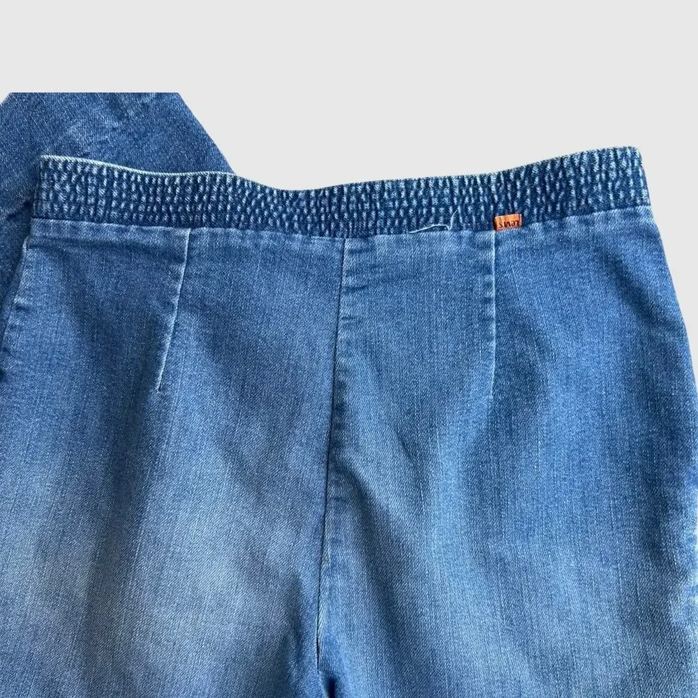 Vintage 70s Levi’s Orange Tab Sailor High Rise Wide Leg Patch Pocket Denim Pants